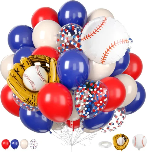 Miniatura 13 de Globos azules y negros, 35 unidades, globos de látex azul oscuro, negro y plateado con confeti plateado para cumpleaños, baby shower, bodas