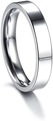Miniatura 3 de Anillo BFF para 2-3-4-5-6-7-8-9-10 Personazlied BFF Friendship Jewelry Pinky Promise Pinky Swear minimalista pulido acero inoxidable plano apilable