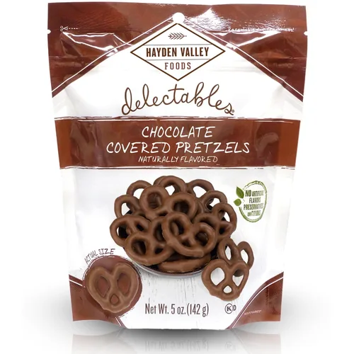 Miniatura 11 de Hayden Valley Foods Pretzels cubiertos con sabor a yogur de arándanos Bolsas de 5 onzas (paquete de 3) Sin sabores artificiales, conservantes