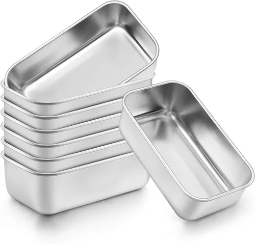 Miniatura 10 de Onader Molde para pan para hornear, sartén profunda de acero inoxidable de 9 x 5 pulgadas