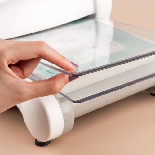 Miniatura 5 de BAOFALI 2 unidades/1 par de almohadillas de corte estándar para máquina de troquelar; placas de corte de plástico de policarbonato transparente, 2