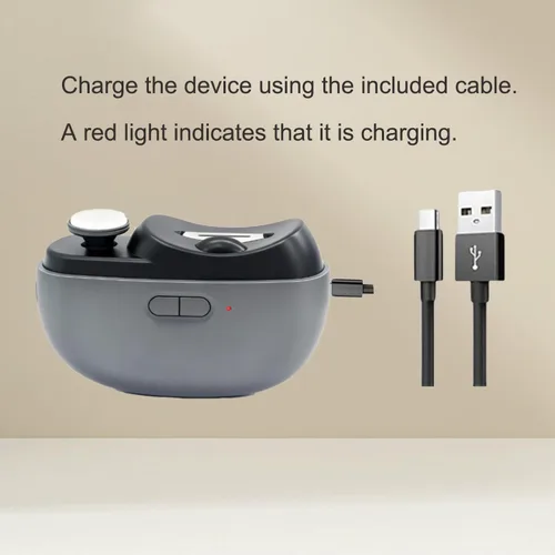 Miniatura 7 de Easyclip - Cortaúñas inteligente, 3 en 1, cortaúñas eléctrico de fácil clip, cortaúñas con luz, adecuado para todos los recortes y pulido de uñas