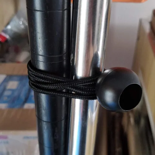 Miniatura 4 de Cuerdas elásticas de bola, 50 paquetes, cordones de amarre negros de 4 pulgadas para lona, refugio de toldo, tubo de pared, resistente a los rayos UV