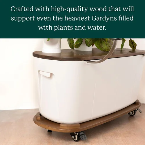Miniatura 5 de Gardyn Home Dolly - Carrito móvil con ruedas para sistema de cultivo hidropónico y torre de jardín interior, mueve fácilmente tus sistemas