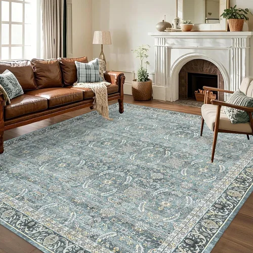 Miniatura 40 de Alfombra de Pasillo Lavable 3x10: Corredores Largos Antideslizantes para Pasillo - Alfombra Ultradelgada para Piso Interior para Cocina Entrada