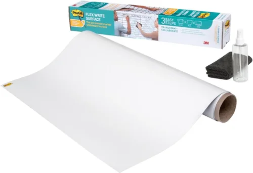Miniatura 14 de Post-it Marcador permanente fácil de borrar, superficie de pizarra blanca, marcador permanente que se limpia con agua, película blanca de pizarra