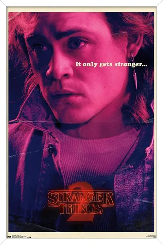 Miniatura 13 de Trends International Netflix Stranger Things: Season 2 - Póster de Billy Wall, 14.725 x 22.375 pulgadas, versión enmarcada de madera de granero