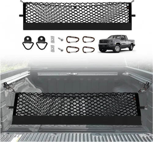 Miniatura 35 de Muslogy para Maverick - Accesorios de Red de Malla de Carga Extensible, Organizador de Maletero, Red de Malla Elástica para Cama de Carga