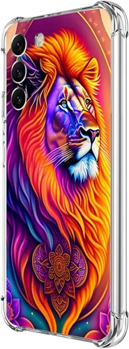 Miniatura 17 de Funda para Galaxy S23, diseño de mariposas azules, rosas, protección contra caídas, a prueba de golpes, de cuerpo completo, resistente a