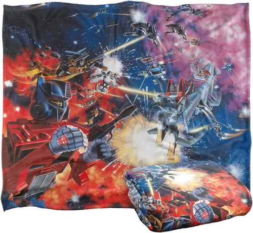 Miniatura 8 de Manta Transformers, 36 x 58 pulgadas, Autobot Box Art Silky Touch Super Soft