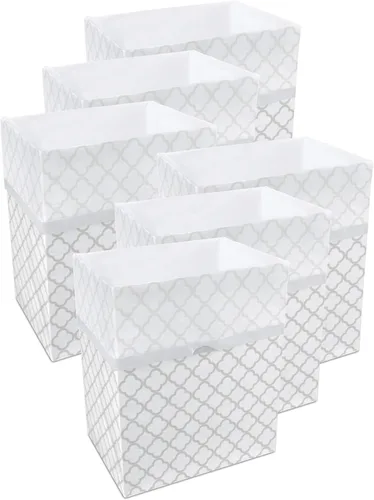 Miniatura 10 de Clean Cubes Botes de basura emergentes desechables de 13 galones (paquete de 6) con bolsas ajustadas – Contenedores plegables de basura y reciclaje