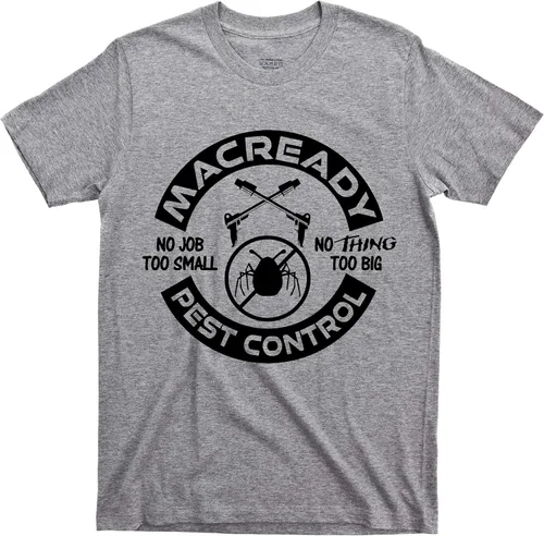 The Thing RJ MacReady - Camiseta de control de plagas de los años 80 de ciencia ficción y terror