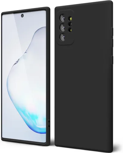 Miniatura 23 de oakxco Funda para teléfono Samsung Galaxy Note 20 Ultra de silicona líquida, bonita funda delgada y fina de goma suave TPU lisa y suave de gel