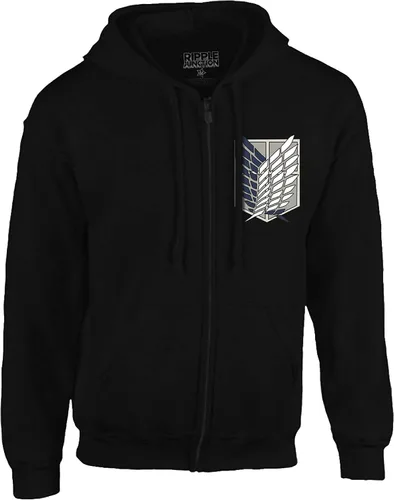 Miniatura 3 de Ripple Junction Attack on Titan Survey Corps Adult Unisex Zip Hoodie