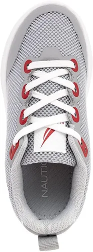 Miniatura 4 de Nautica Zapatos deportivos con cordones para niños, cómodos zapatos para correr para niños y niñas, niños pequeños y grandes
