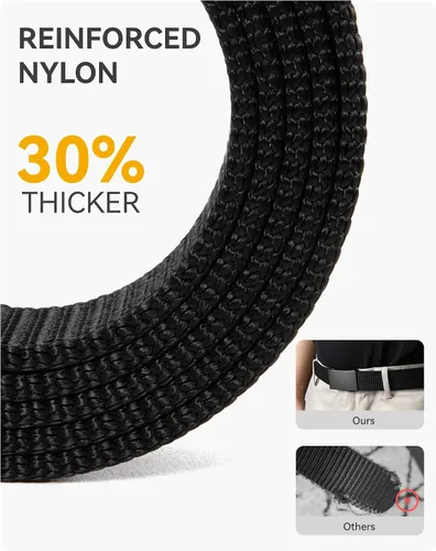 Miniatura 4 de CHAOREN Ratchet Belts for Men - 31mm Nylon Web Belt for Golf Tactical Work Casual, Adjustable Webbing with Ratcheting Buckle