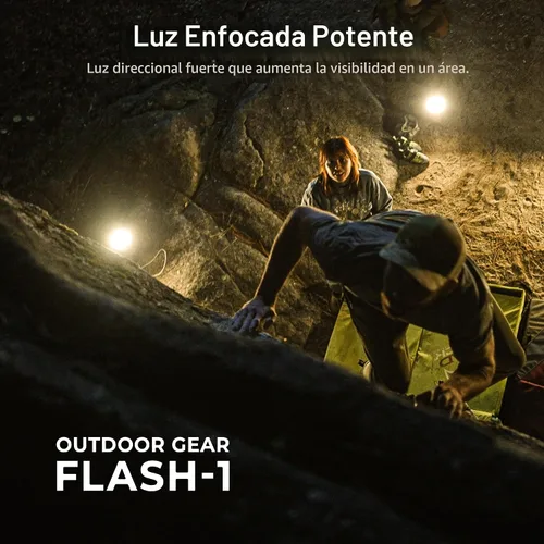 Miniatura 3 de ELECOM NESTOUT - Linterna de panel LED para acampar al aire libre con mini trípode, luz LED regulable alimentada por USB, resistente al agua y polvo