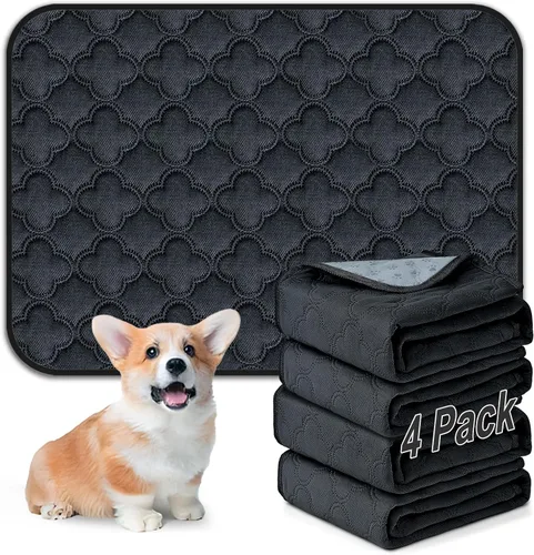 Miniatura 19 de FunFurry Forro lavable para jaula de conejillo de indias, paquete de 4 almohadillas reutilizables y lavables, ropa de cama impermeable