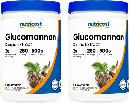 Miniatura 6 de Nutricost - Glucomanano en polvo, 1.10 lb