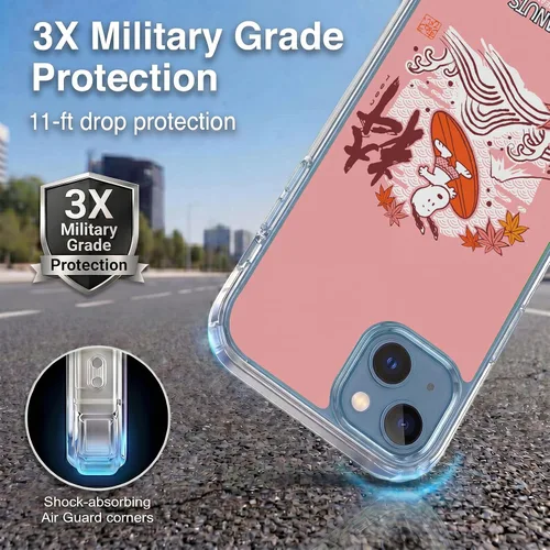 Miniatura 184 de Carcasa de gel para iPhone 7 Plus/iPhone 8 Plus, diseño de Snoopy Oriental de Peanuts, Badges