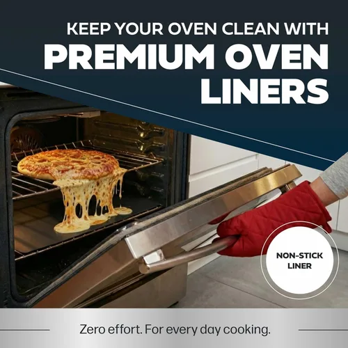 Miniatura 2 de Revestimiento antiadherente para horno, Grado Profesional – Nunca vuelva a limpiar la parte inferior de su horno, por Cooks Innovations