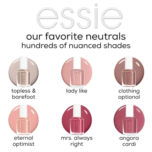 Miniatura 4 de Esmalte de uñas Essie, neutrales, grises y marrones