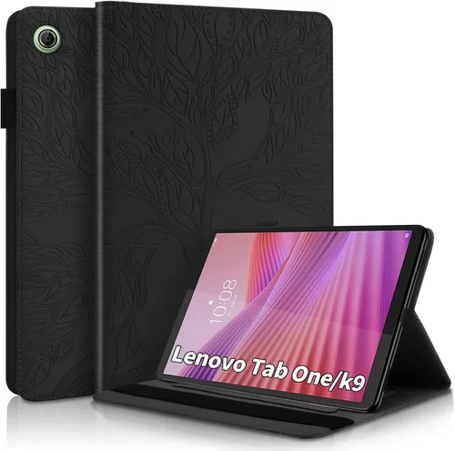 Case for Lenovo Tab One / K9 8.7 Inch 2025 Case(TB305XU/TB305FU),Premium PU Leather Multi-Viewing Angles Cover with Card Slots Protective Cases for