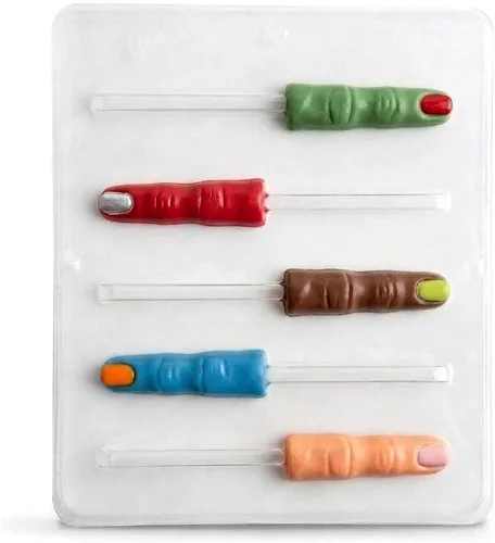 Miniatura 7 de Molde de caramelo de chocolate para dedos humanos 965 Halloween