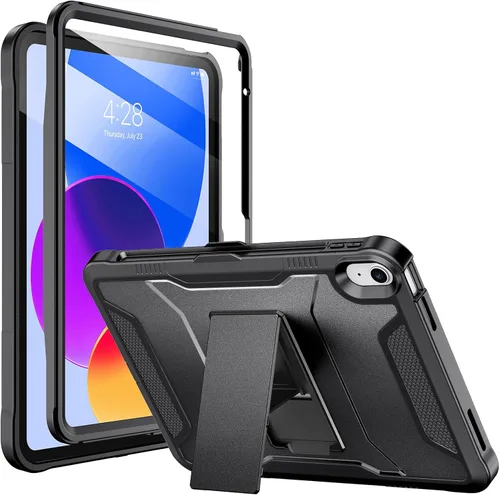 Miniatura 16 de Funda Soke para iPad (A16) de 11ª generación de 11 pulgadas 2025, iPad de 10ª generación de 10.9 pulgadas 2022, con protector de pantalla