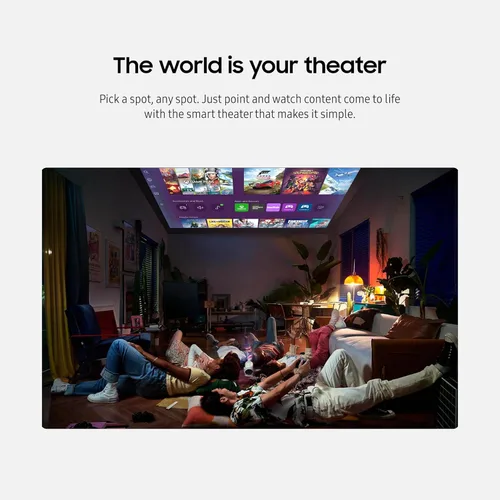 Miniatura 3 de Samsung 30" - 100" The Freestyle 2nd Gen con Gaming Hub Proyector portátil inteligente, FHD, HDR, experiencia de cine en casa de pantalla grande