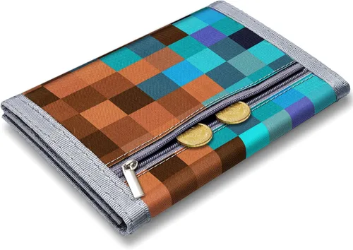 Miniatura 2 de JINIHFW Carteras infantiles para niños, carteras para niños de 9 a 12 años, cartera para niños de 6 a 8 años, billetera triple para niños, cartera
