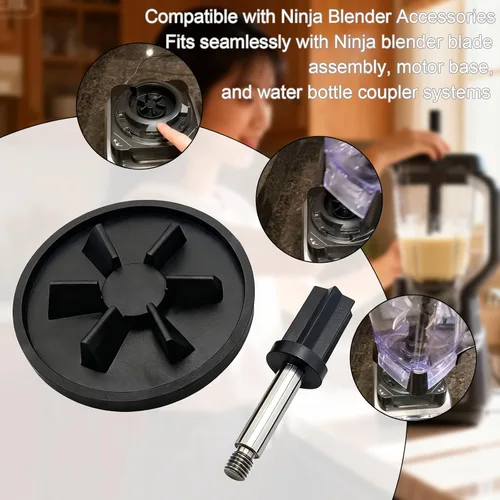 Miniatura 6 de Compatible con piezas de licuadora Ninja BL610, BL710, serie CT610, embrague de accionamiento de cuchilla y perno de impulsión, kit de acoplamiento