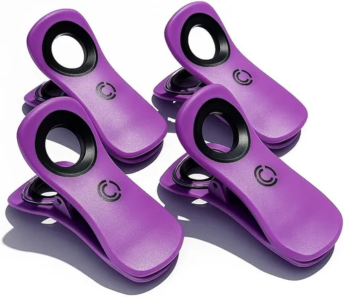 Miniatura 11 de Clips para toallas de playa para sillas de crucero, soportes para toallas resistentes para sillas de salón, clips de piscina grandes de apertura