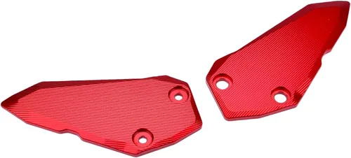 Miniatura 9 de Juego de reposapiés delantero para motociclista, protector de placas de talón (para vehículo Kawasaki) Ninja ZX-4R ZX-4RR ZX-25R (negro)