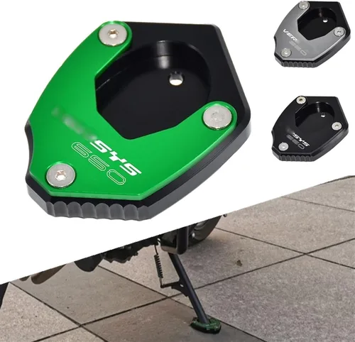 Miniatura 2 de Soporte para Kawasaki para VERSYS 650 2015-2021, almohadilla de soporte lateral para motocicleta, extensor, soporte de pie, almohadilla de extensión