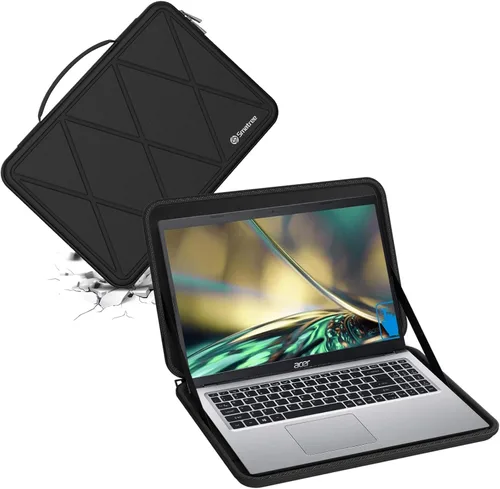 Smatree Funda Protectora EVA Dura Compatible para Acer Aspire 5 A515/3 A315/1 A115 de 15.6 Pulgadas, para Acer Aspire Vero Green-AV15 Funda Serie X