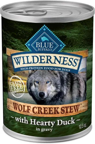 Miniatura 13 de Blue Buffalo Wilderness Wolf Creek - Estofado de carne de res abundante en salsa con alto contenido de proteínas y sin granos, lata de 12.5 onzas, 3