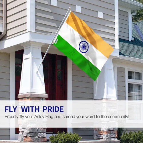 Miniatura 2 de Bandera de India de 3 x 5 pies