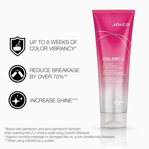 Miniatura 3 de Joico Colorido juego de champú y acondicionador antidecoloración Conserva el color del cabello Vibrancia a largo plazo Para cabello teñido