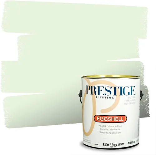 Miniatura 64 de PRESTIGE Pintura exterior e imprimación en uno, aloe, plano, 1 galón