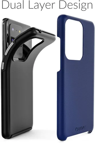 Miniatura 4 de Crave Para Samsung Galaxy S20 Ultra Caso, Funda De Doble Capa De Protección A Prueba De Golpes Para Samsung Galaxy S20 Ultra 5G (6.9 Pulgadas)