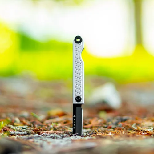 Miniatura 4 de StatGear Pocket Samurai plegable Tanto Micro Knife - Slipjoint Edition Pequeño cuchillo EDC Mini Gris