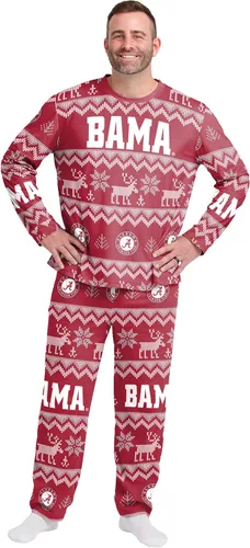 Miniatura 2 de FOCO - Conjunto de pijama familiar a juego con estampado llamativo del equipo de la NCAA, para unisex-adulto