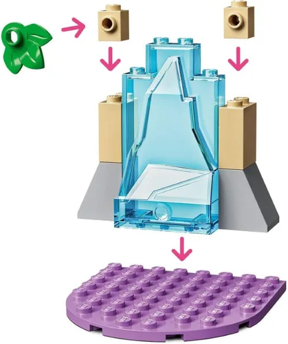 Miniatura 8 de LEGO Trolls World Tour Poppy's Pod 41251 - Kit de construcción de casa de juegos de Trolls con minifigura Poppy Troll (103 piezas)