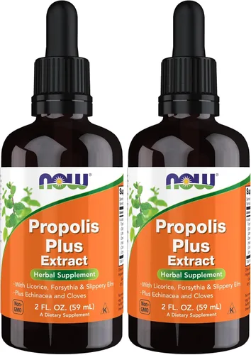 Miniatura 10 de NOW Foods Suplementos, Propolis Plus Extracto líquido con gotero, suplemento herbario, 2 onzas