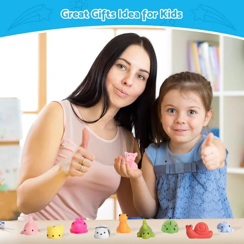 Miniatura 7 de 30 juguetes esponjosos Mochi sin duplicados, regalo para niños, niñas, niños, recuerdos de fiesta, kawaii, mini juguetes sensoriales para aliviar
