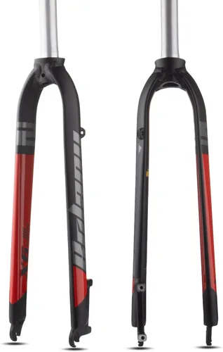 Miniatura 9 de BOLANY Horquillas de suspensión rígidas para bicicleta, 1-1/8 pulgadas, dirección recta sin rosca, universal 26/27.5/29 pulgadas, freno de disco