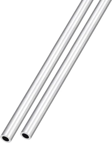 Miniatura 6 de METALLIXITY Tubo de aluminio 6063 (0.394 in de diámetro x 0.276 in de diámetro interior x 11.811 in de largo), 2 piezas, tubo redondo de aluminio