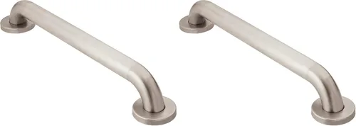 Miniatura 12 de Moen Home Care Barra de Agarre para Baño de Seguridad de 18 Pulgadas de Acero Inoxidable para Bañera y Ducha, Producto de Asistencia para Ancianos