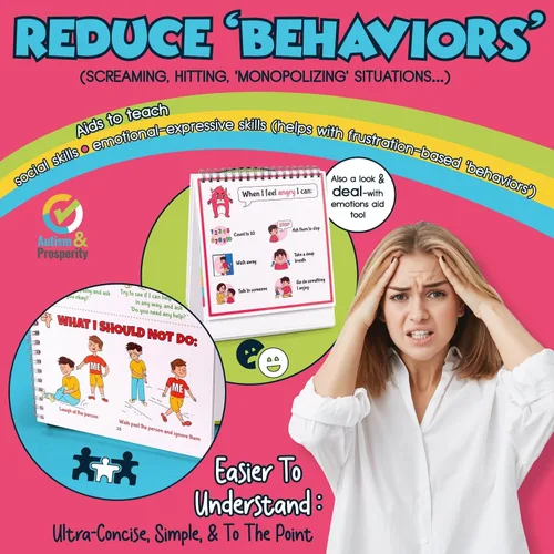 Miniatura 3 de Autismo & Prosperidad Tarjetas de Aprendizaje de Emociones y Habilidades Sociales para Niños Autistas Niños con TEA Niños Niñas Adolescentes